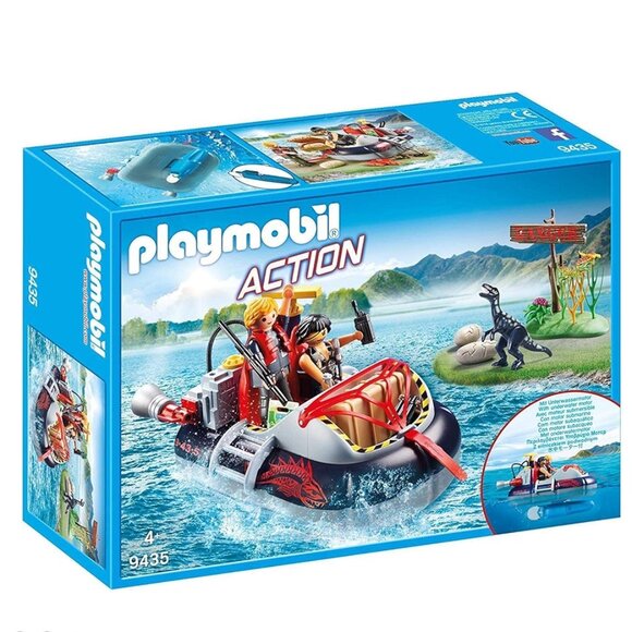 Playmobil - Dino Hovercraft with Underwater Motor #9435 New in Box - Picture 1 of 15